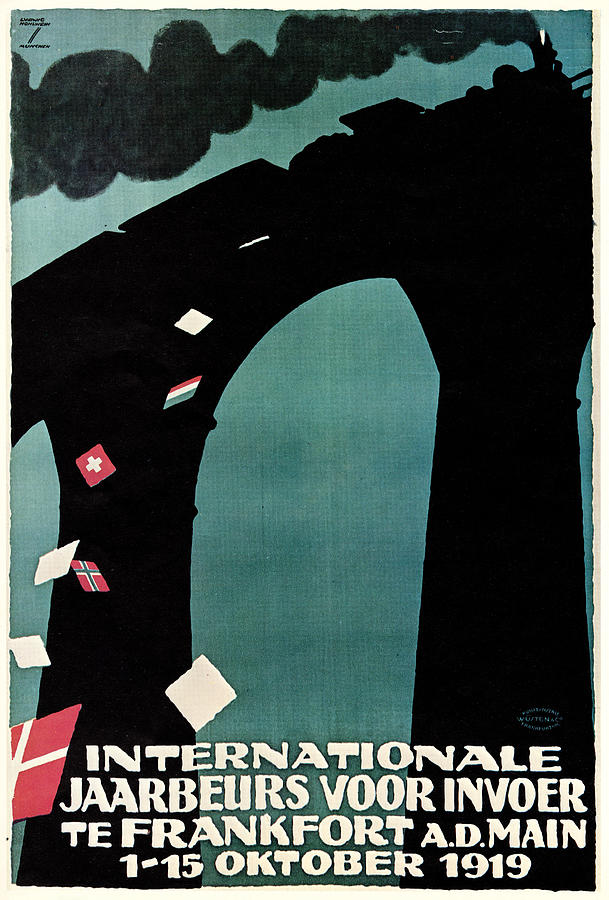 Vintage Drawing - International Fair, 1919 by Granger