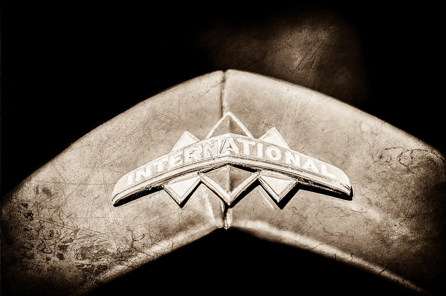 International Grille Emblem -0741s Photograph by Jill Reger