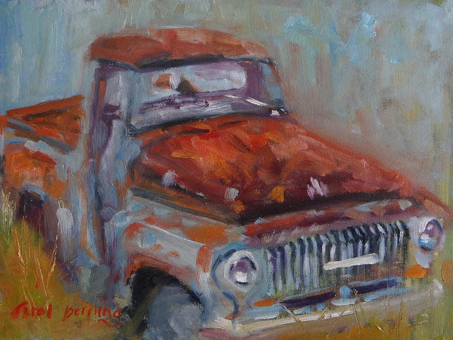 International Truck Painting by Carol Berning