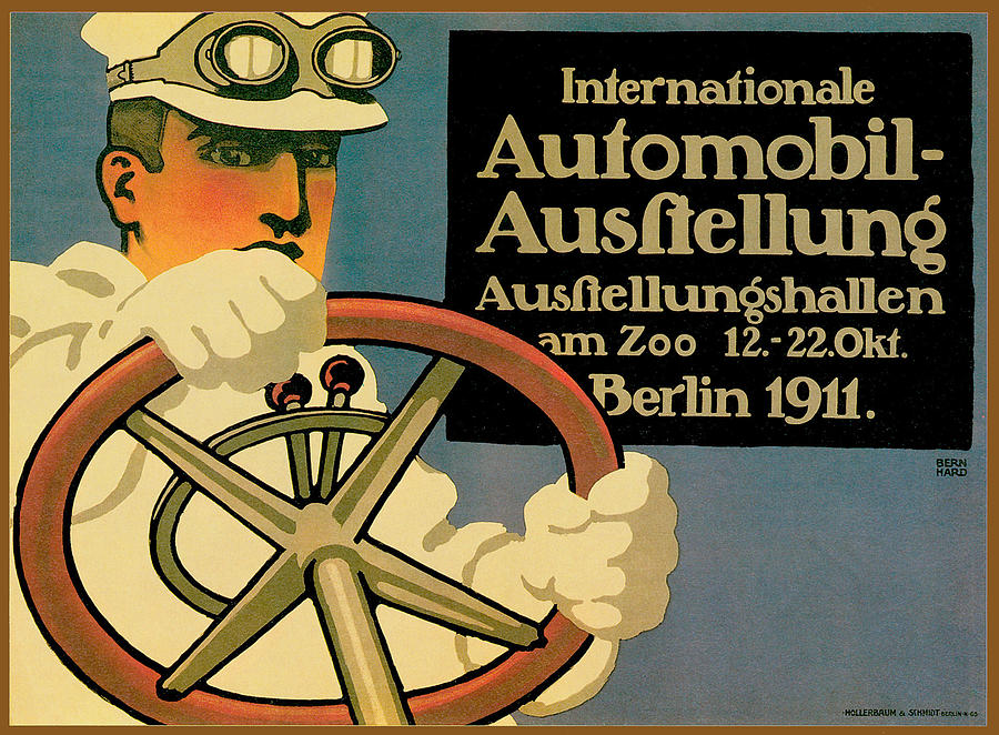 Internationale Automobile Ausftellung Photograph by Vintage Automobile Ads and Posters