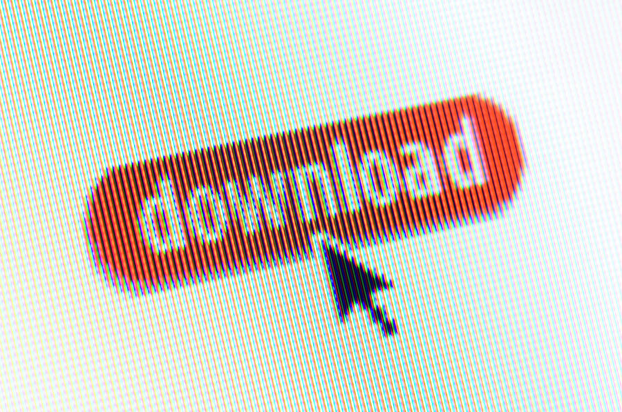 Internet Downloading Photograph by Daniel Sambraus/science Photo Library