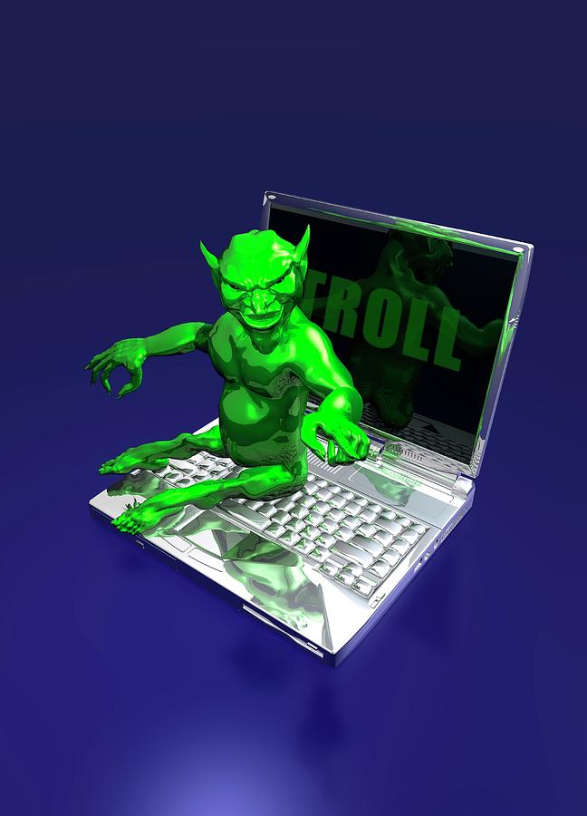 Internet Troll Photograph by Victor Habbick Visions