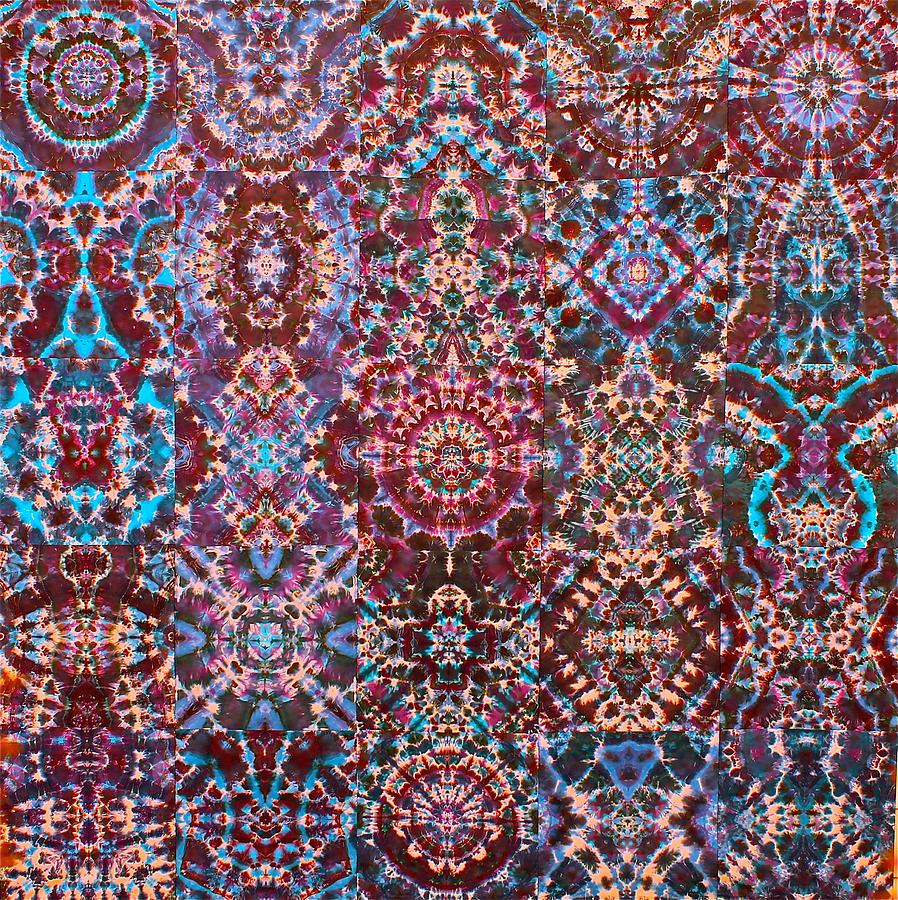 Interstellar Matrix Tapestry - Textile by Courtenay Pollock
