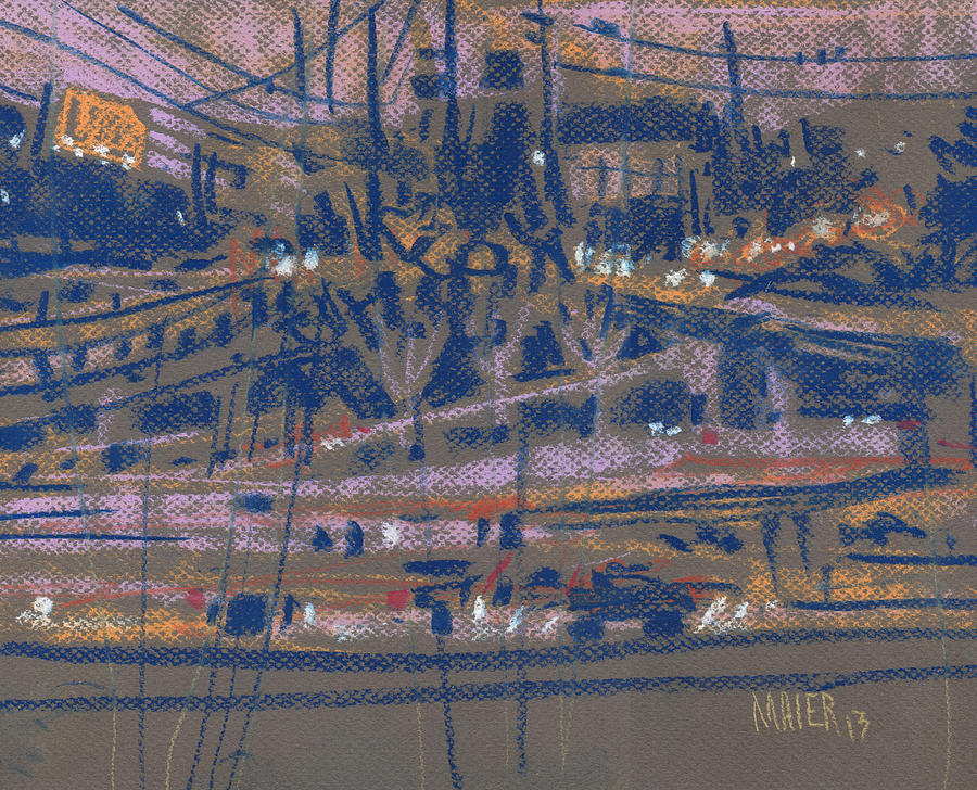 Abstract Painting - Interstate Seventy Five by Donald Maier