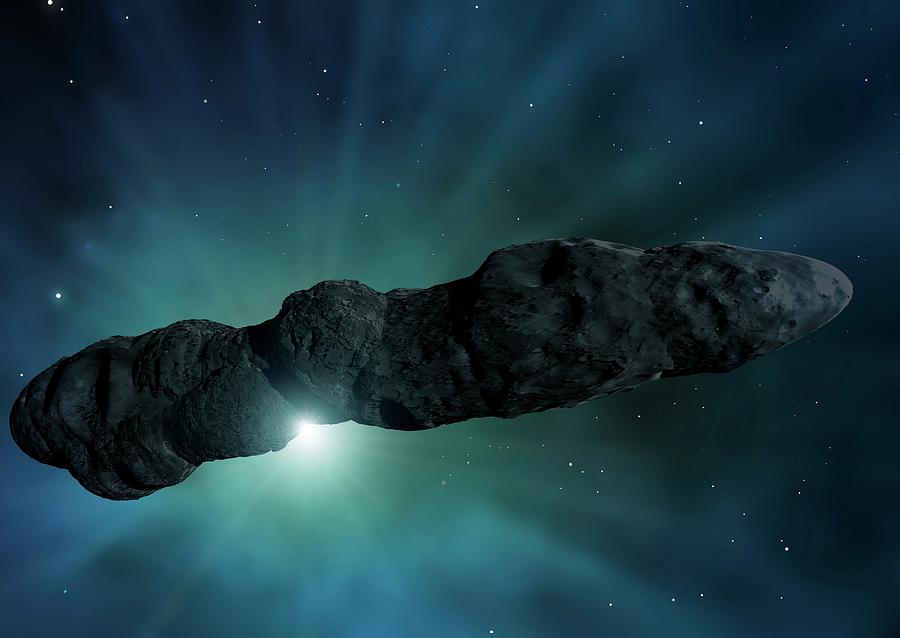Interstellar Asteroid oumuamua Photograph by Mark Garlick/science Photo Library