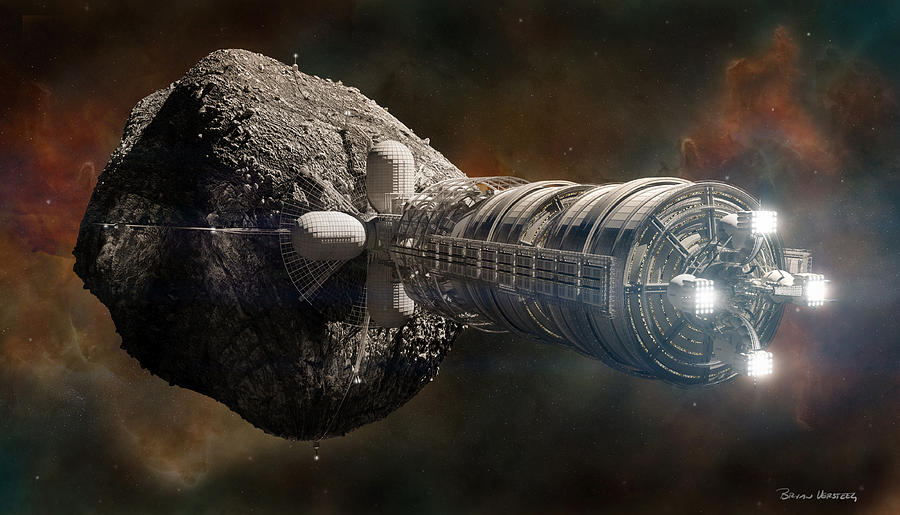 Interstellar colony maker Digital Art by Bryan Versteeg