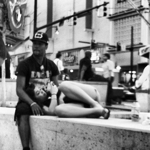 Spring Photograph - Intimacy in Public by Chanda Causer