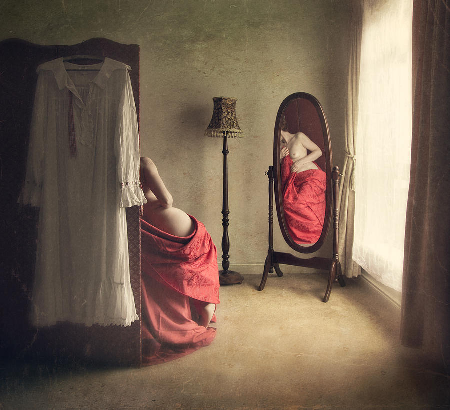 Mirror Photograph - Intimacy... by Magdalena Russocka