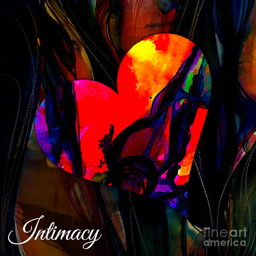 Intimacy Mixed Media by Marvin Blaine