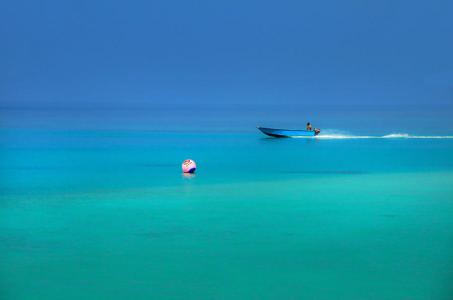 Into the Blue. Maldives Photograph by Jenny Rainbow