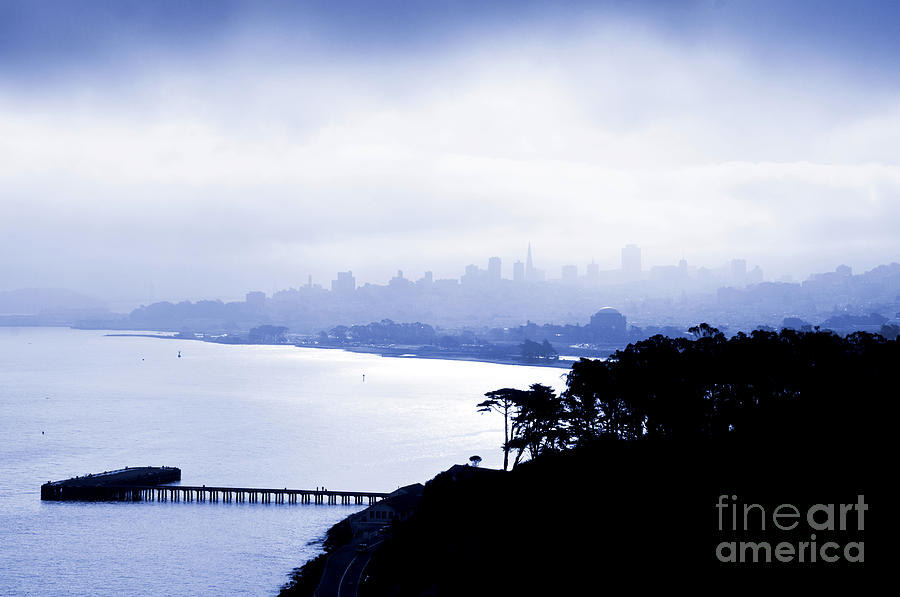 Into the blue San Francisco Photograph by Brenda Kean