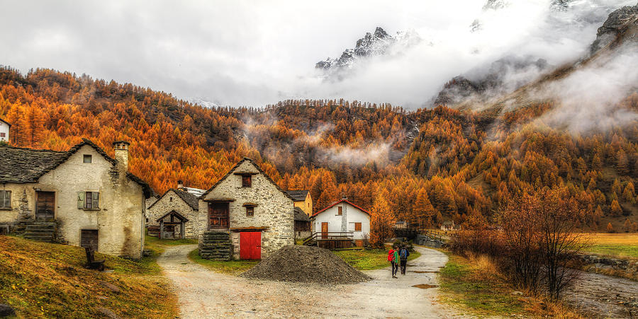 Into the fall colors Photograph by Roberto Pagani