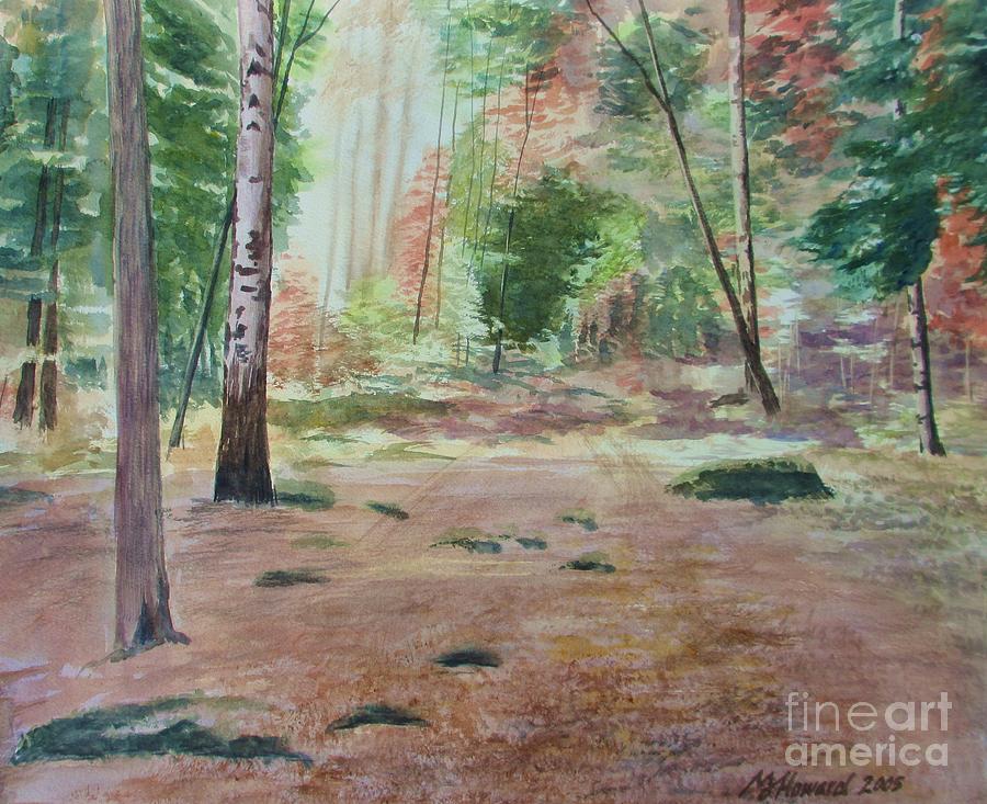 Into The Forest Painting by Martin Howard