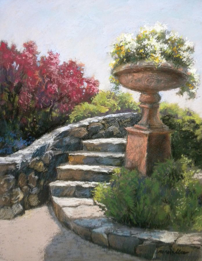 Landscape Painting - Into the Garden by Maralyn Miller