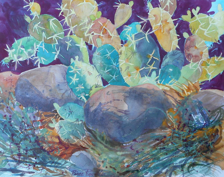 Into the Heart Painting by Diane Renchler