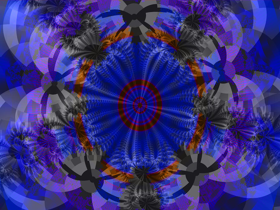 Abstract Photograph - Into the Kaleidoscope by Camille Lopez