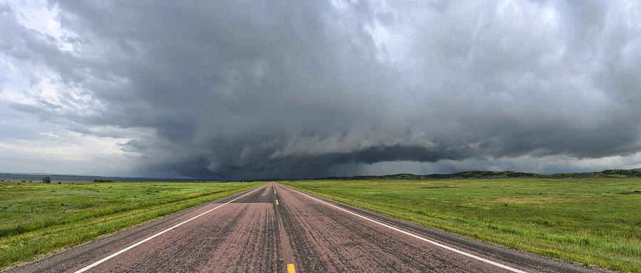Storm Photograph - Into the storm by Sebastien Coursol Storm Photograph - Into the storm by Sebastien Coursol