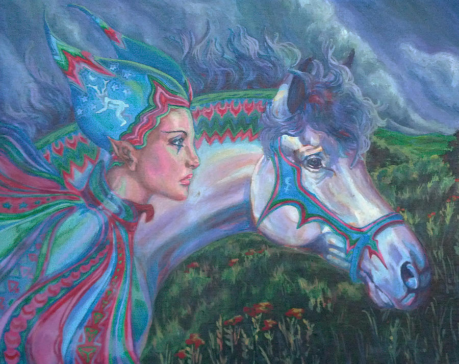 Into the Storm Painting by Suzanne Silvir
