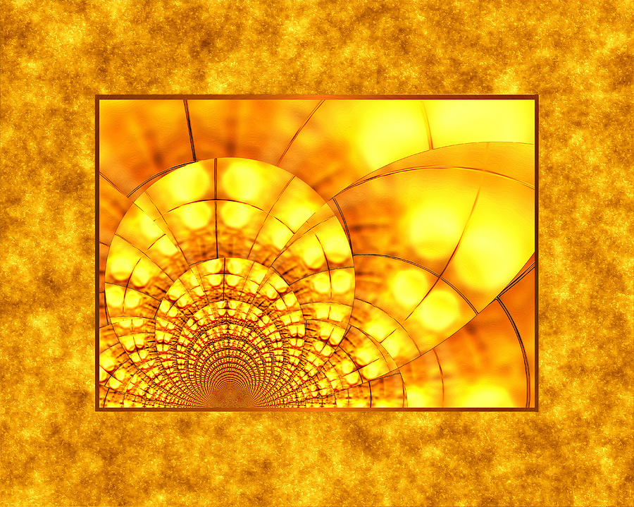 Abstract Digital Art - Into The Sun by Wendy J St Christopher