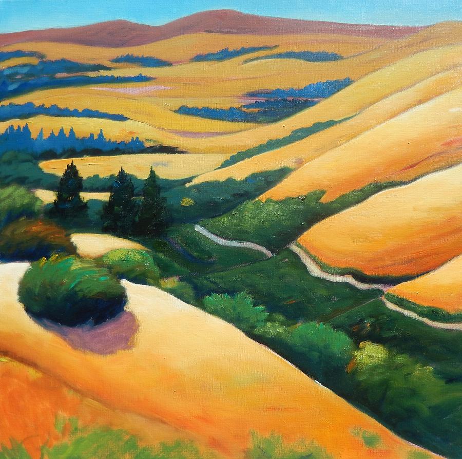 Tree Painting - Into the Valley by Gary Coleman