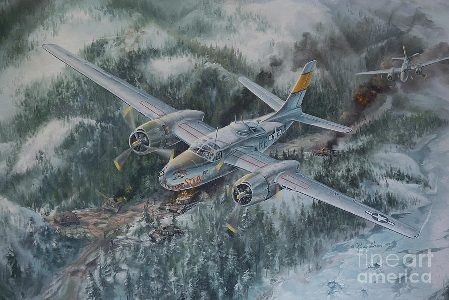 Jet Painting - Into The Valley of Death by Randy Green