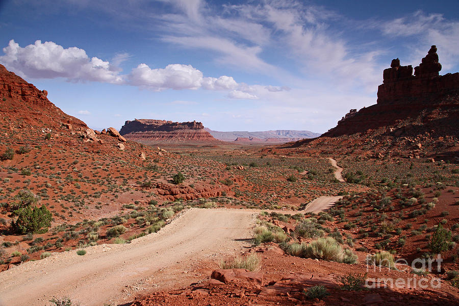 Into The Valley of the Gods Photograph by Butch Lombardi