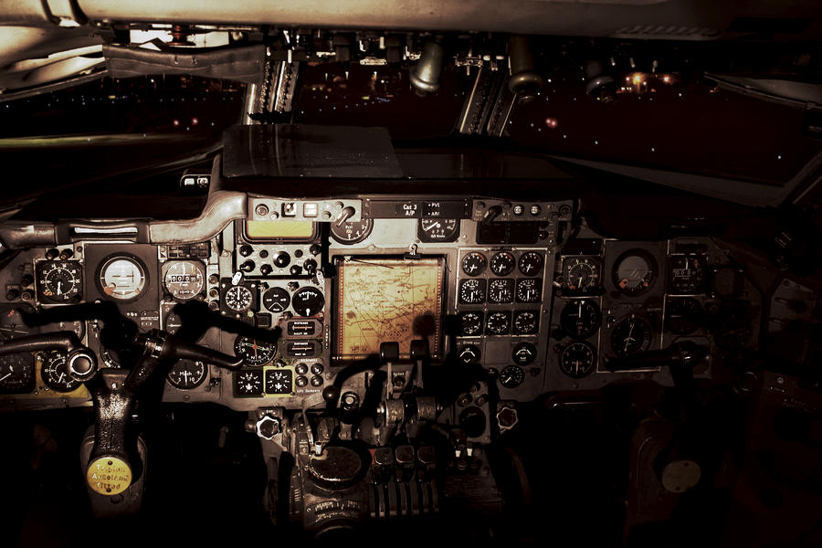 Into the Vintage Cockpit Photograph by Jason Politte