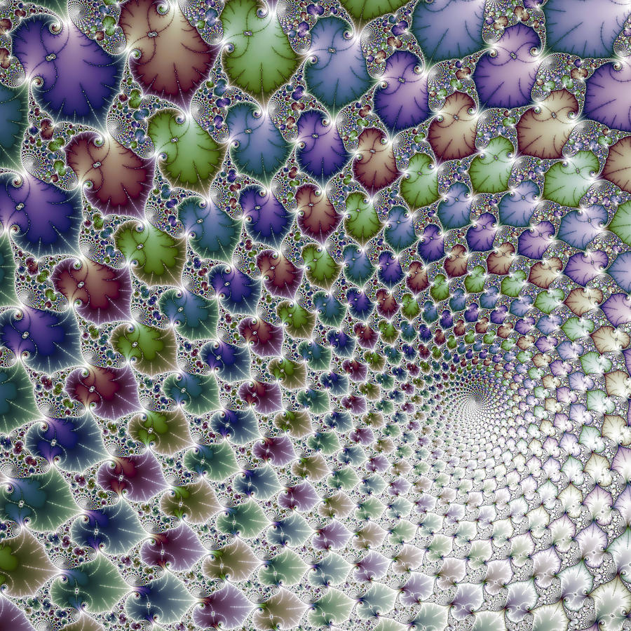 Into the Vortex colorful fractal art Digital Art by Matthias Hauser