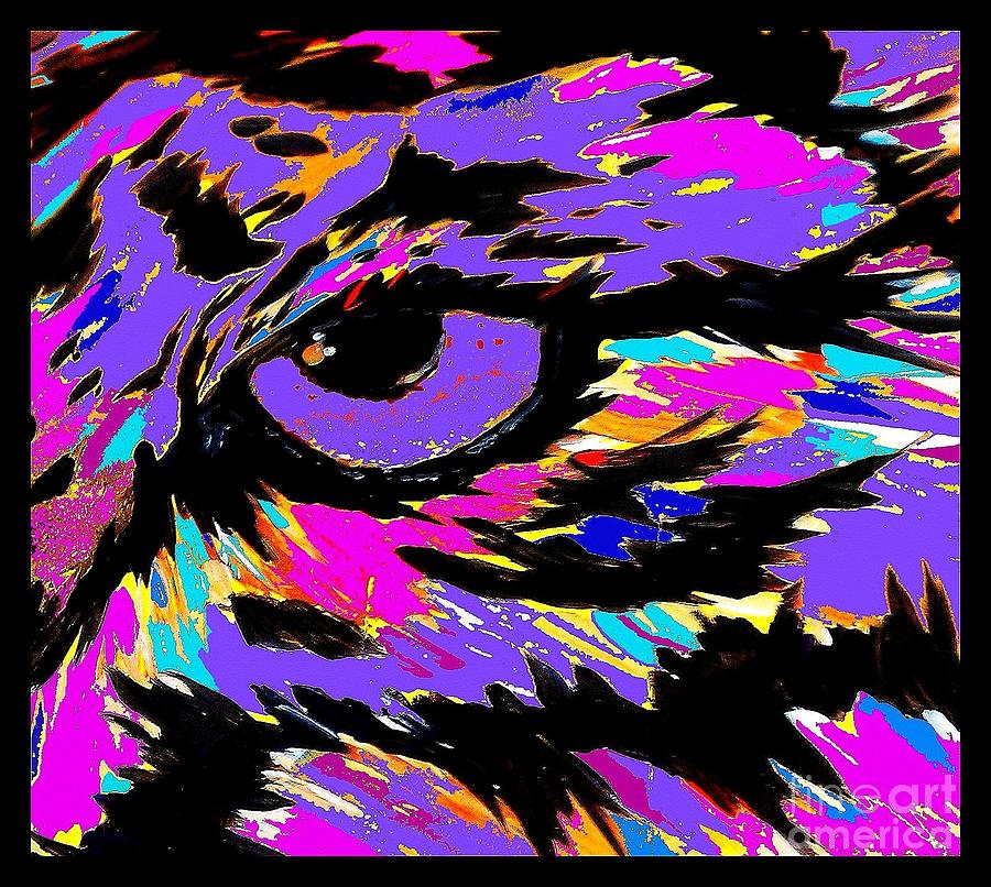 Animal Painting - Into The Wild Abstract by Saundra Myles