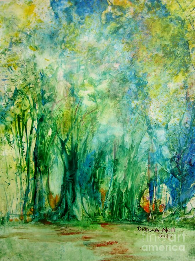 Into The Woods Painting by Deborah Nell