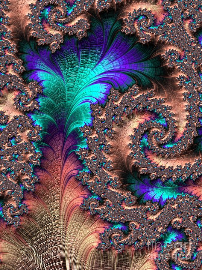Abstract Digital Art - Intricate Details  by Heidi Smith