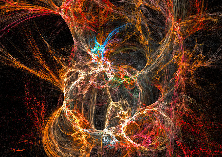 Abstract Digital Art - Intrigue by Michael Durst