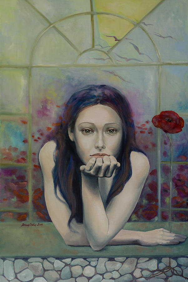 Introversion Painting by Dorina  Costras