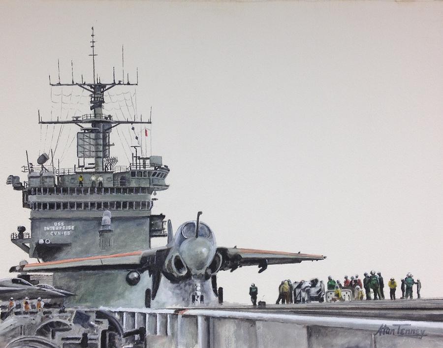 Intruder Painting by Stan Tenney