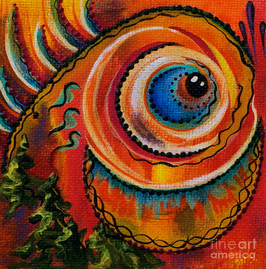 Intuitive Spirit Eye Painting by Deborha Kerr