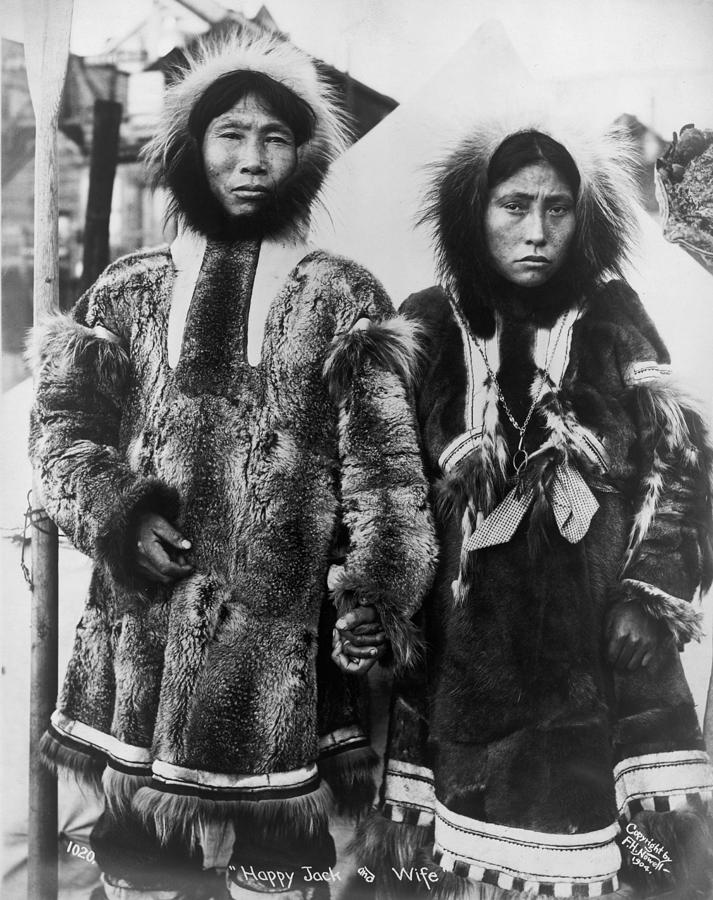 Inuit Couple, C1904 Photograph by Granger - Pixels