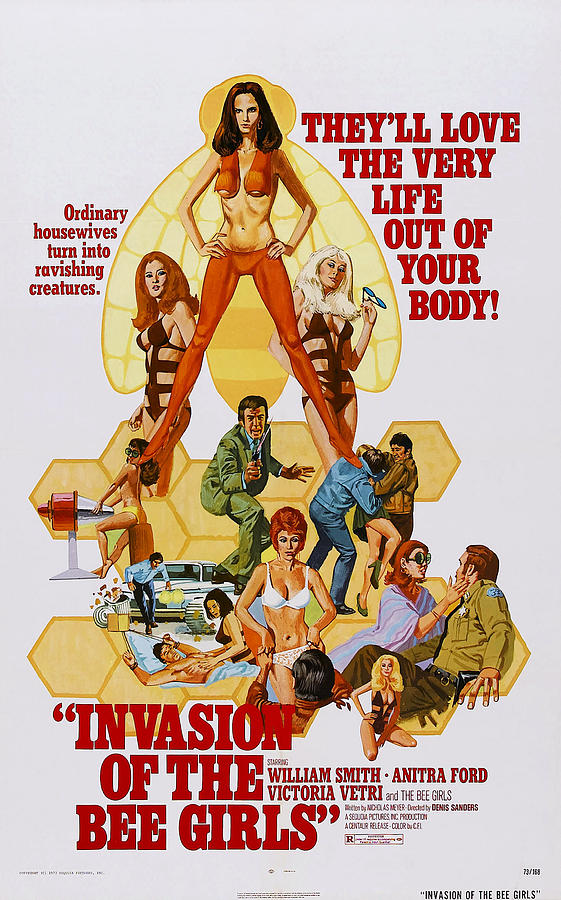 Invasion Of The Bee Girls, Us Poster Photograph by Everett