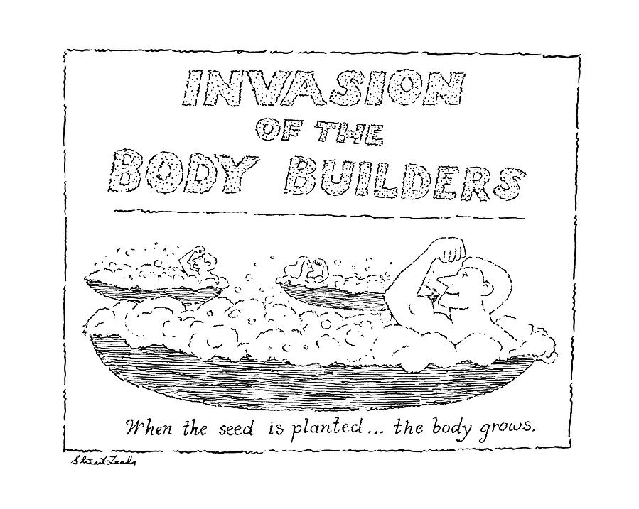 Invasion Of The Body Builders
When The Seed Drawing by Stuart Leeds