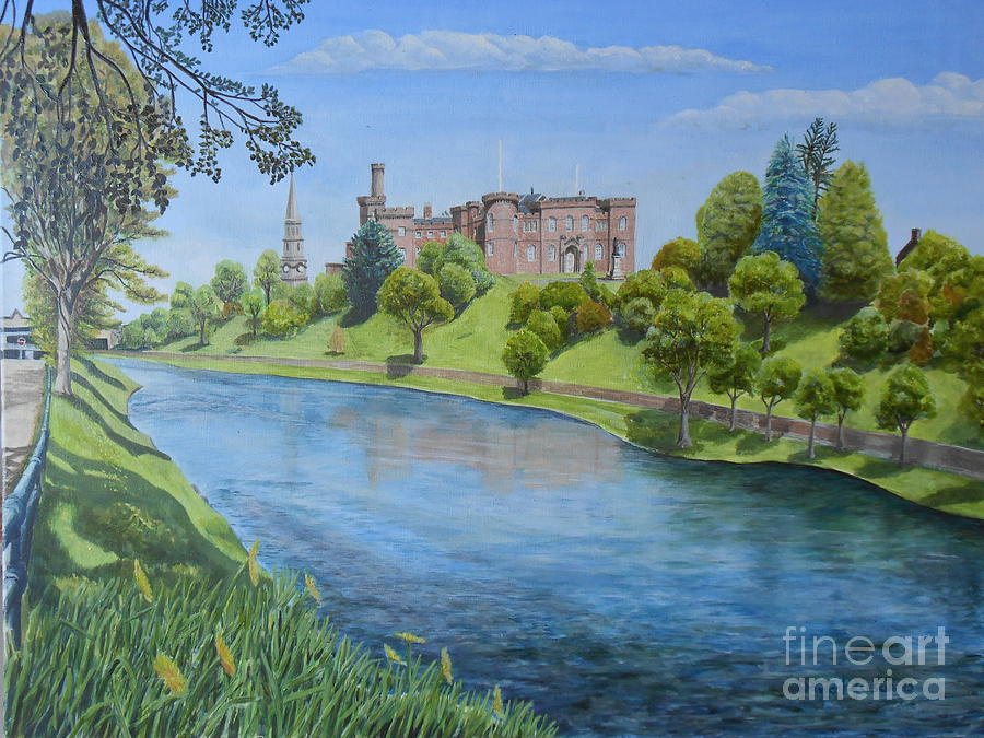 Inverness Castle Painting by David Paterson
