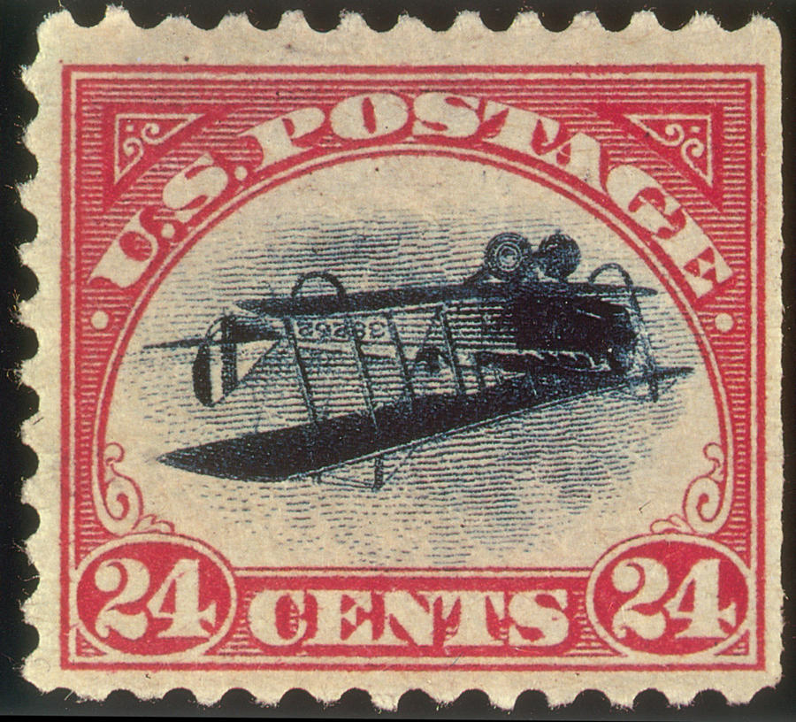Inverted Jenny, U.s. Postage Stamp, 1918 Photograph by Science Source
