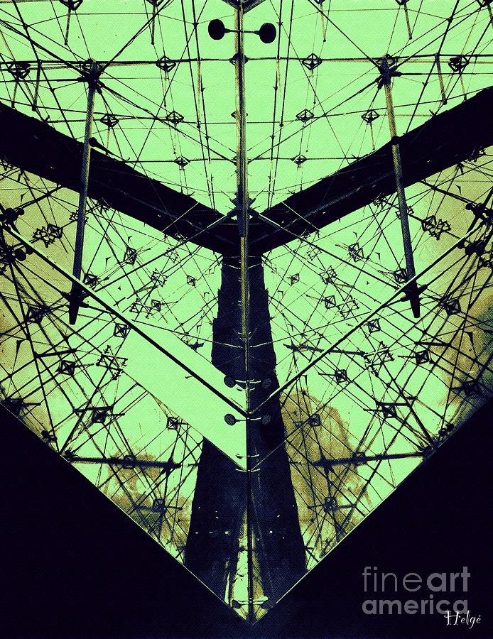 Inverted Pyramid du Louvre Photograph by HELGE Art Gallery