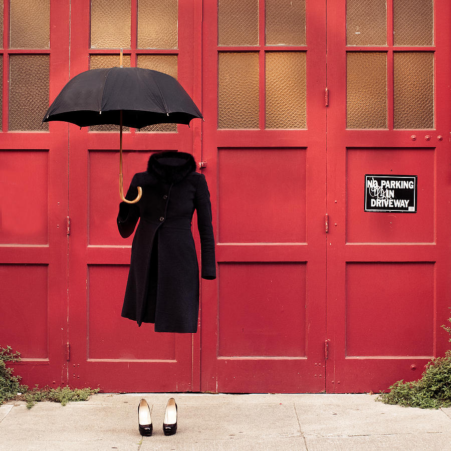 Invisible Woman with umbrella Photograph by Jennifer Hardt, Sweethardt Photography