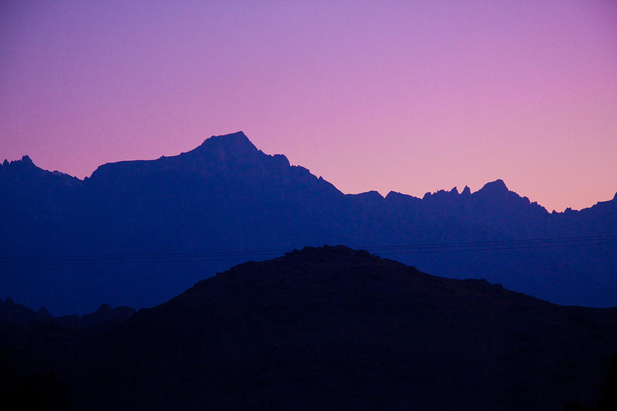 Inyo Mountains Silhoutte Photograph by Levin Rodriguez
