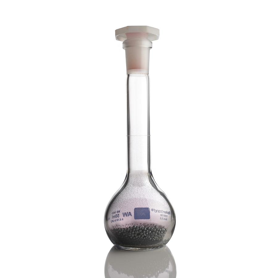 Iodine In A Flask Photograph by Science Photo Library