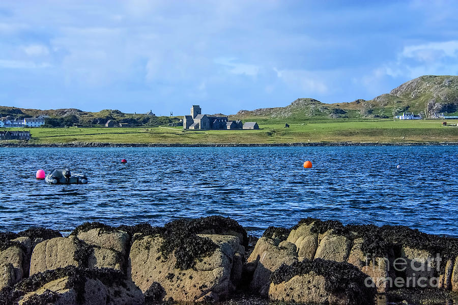 Scotland Photograph - Iona Abbey Isle of Iona by Chris Thaxter