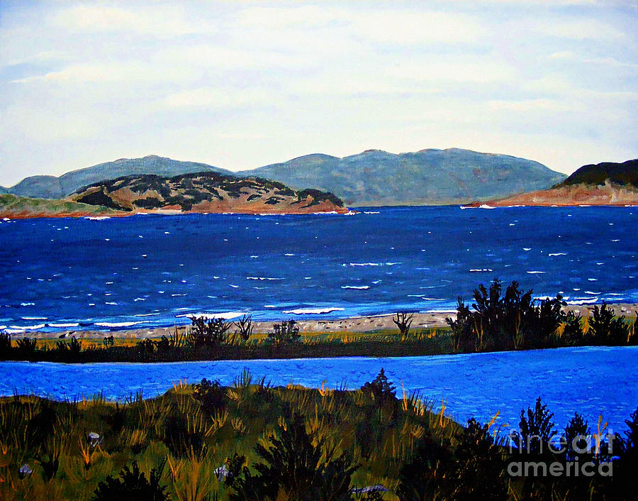 Iona formerly Rams Islands Painting by Barbara A Griffin