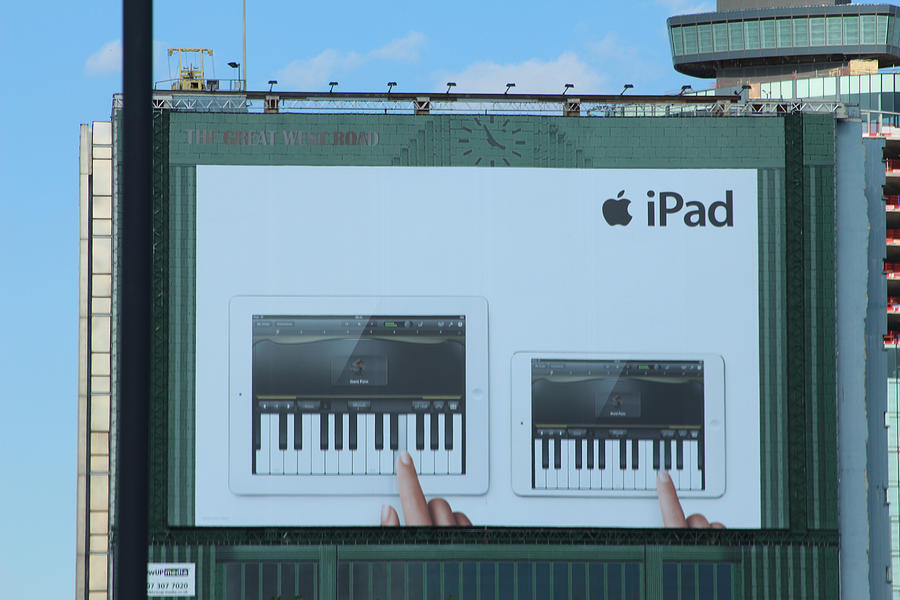 iPad billboard Photograph