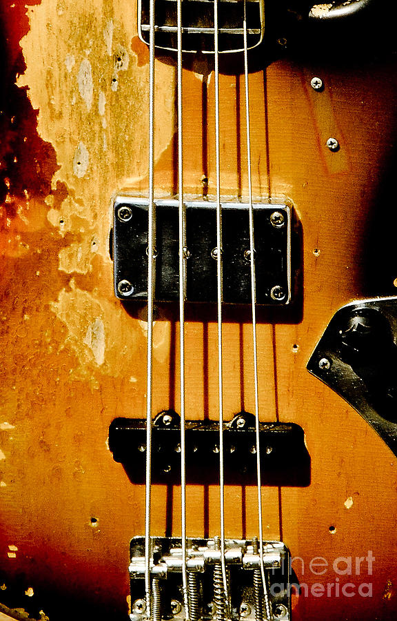 iPhone Bass Guitar Photograph by Robert Frederick