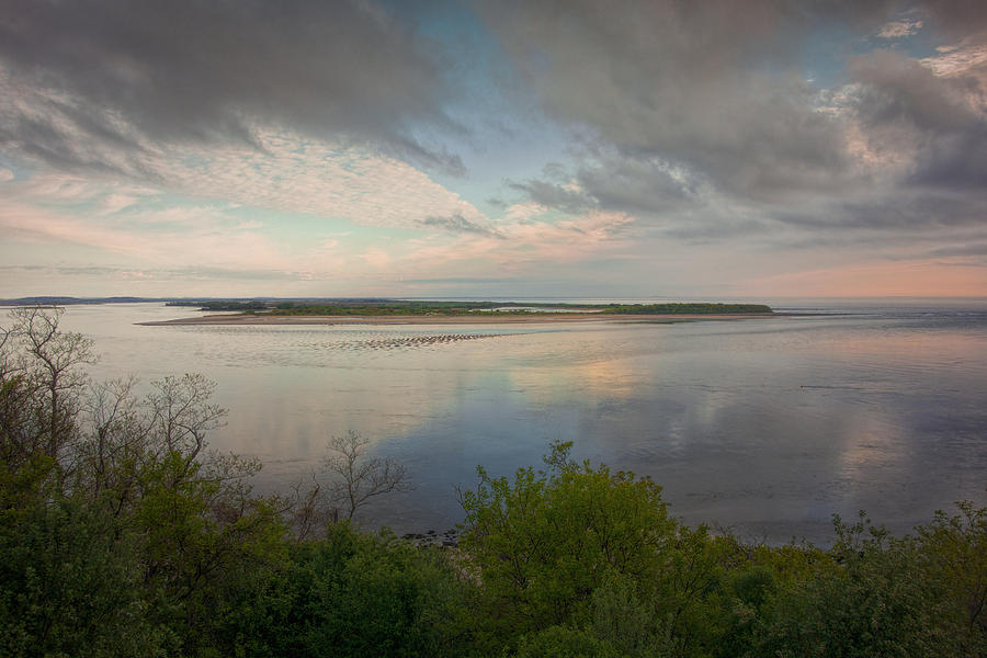 Ipswich Bay Sunrise with Plum Island Photograph by Stoney Stone - Pixels