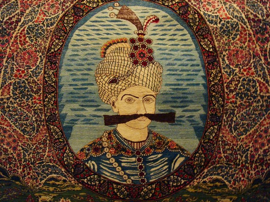 Carpet Photograph - Iran King Abbas Carpet Museum Tehran by Lois Ivancin Tavaf